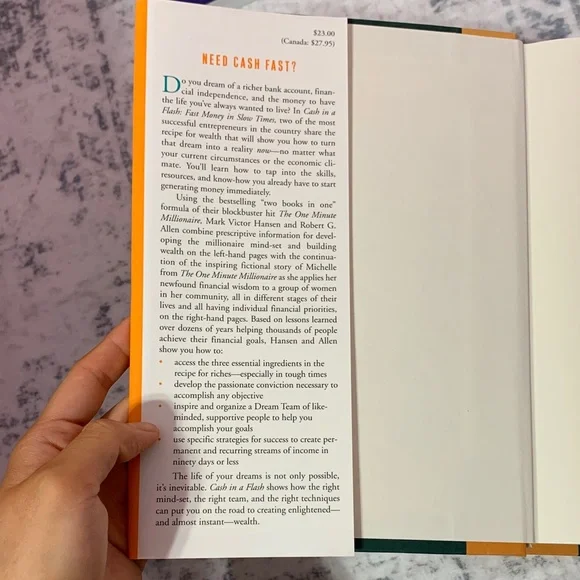 The One Minute Millionaire and Cash in a Flash Book Set- Mark Victor Hansen - Picture 4 of 6